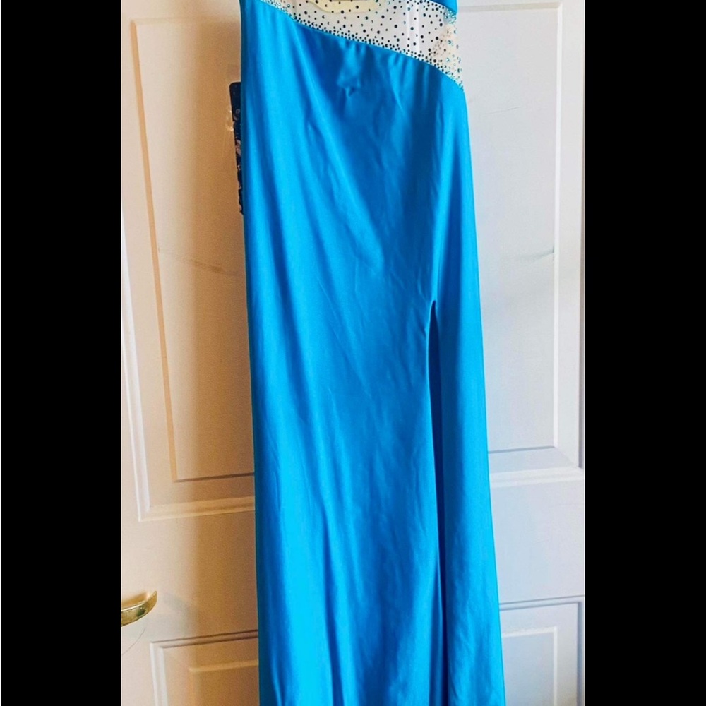 Elegant Blue Prom Dress